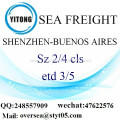 Shenzhen Port LCL Consolidation To Buenos Aires